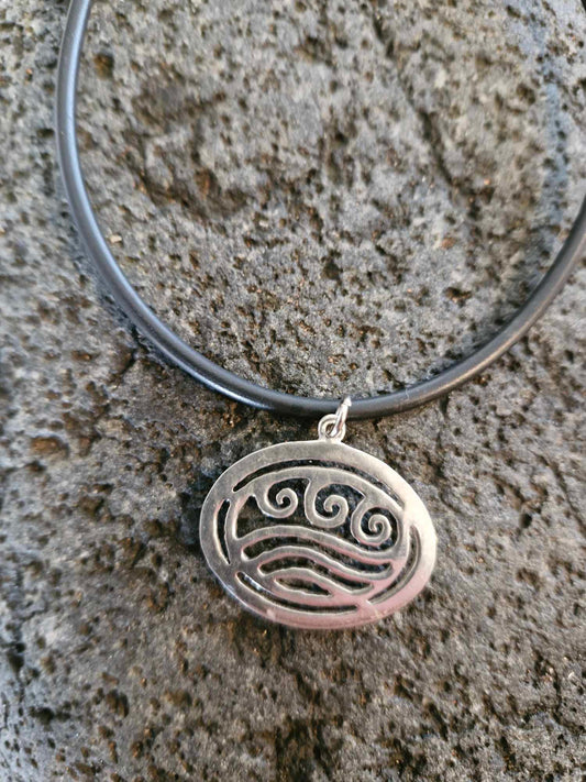 Wave Pendant necklace waterproof